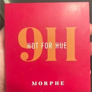 Morphe 9H Hot for Hue Eyeshadow Palette - Red and Orange